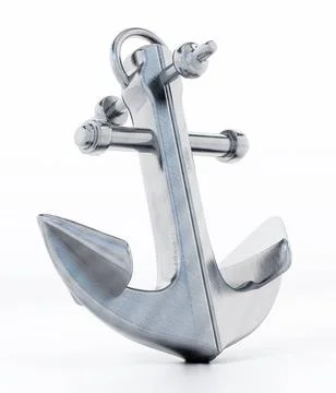 Anchor isolated on white background. 3D illustration Anchor isolated on wh... 写真素材