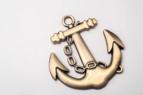 Anchor isolated on white background Stock Photos