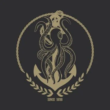 Anchor logo Stock Illustration