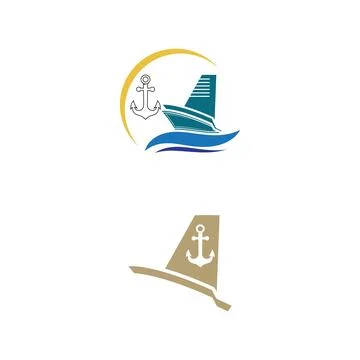 Anchor Logo Template vector symbol design Illustration