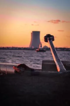 Anchor by the ocean Stock Photos