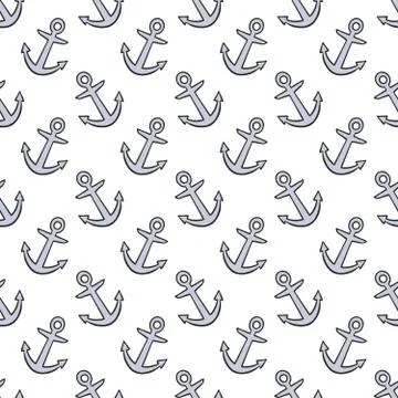 Anchor pattern Stock Illustration