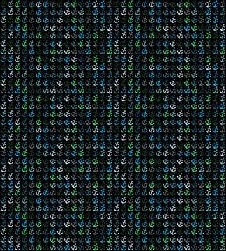 Anchor pattern 库存插图