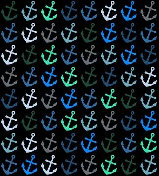 Anchor pattern 库存插图