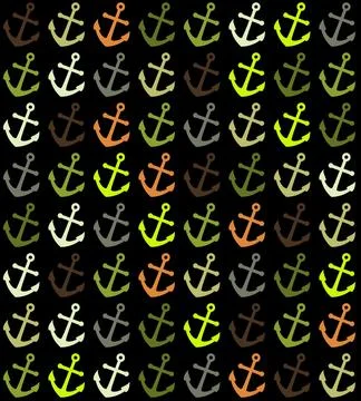 Anchor pattern Stock Illustration