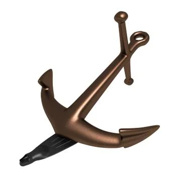 Anchor the pressed down flipper Stock Illustration