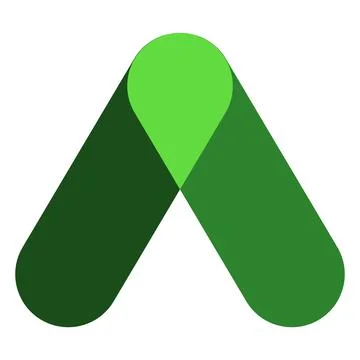 Anchor Protocol ANC token symbol cryptocurrency logo coin icon isolated on white Stock Illustration