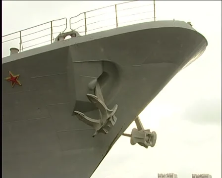 Anchor of a submarine Stock Footage 974561