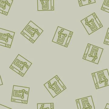 Anchor text seo line vector seamless pattern 스톡 일러스트