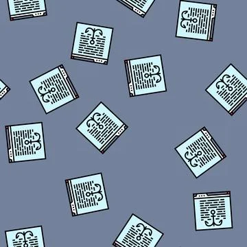 Anchor text seo vector seamless pattern Stock Illustration