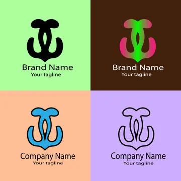 Anchor of Unity Logo Stock Illustration