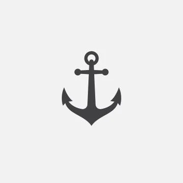 Anchor vector, Anchor vector icon Stock Illustration