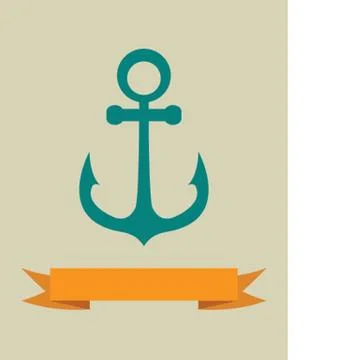 Anchor vector illustration Stock Illustration