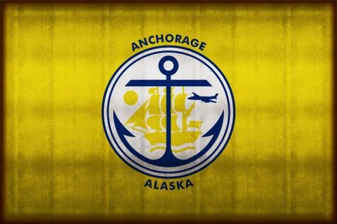 Anchorage Alaska Stock Illustration
