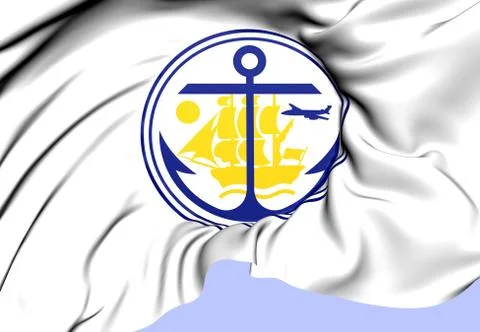 Anchorage coat of arms Stock Illustration
