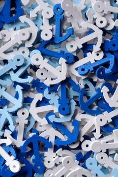Anchors background Stock Photos