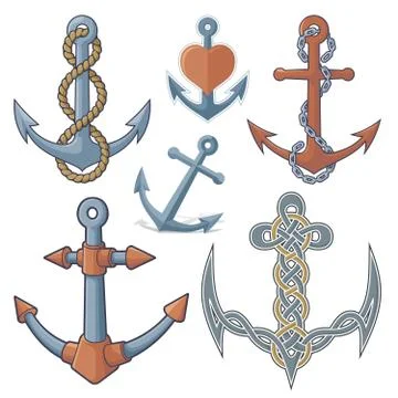 Anchors Stock Illustration