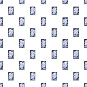 Anchovy cartoon pattern repeating for seafood background 스톡 일러스트