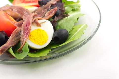 Anchovy salad Foto stock