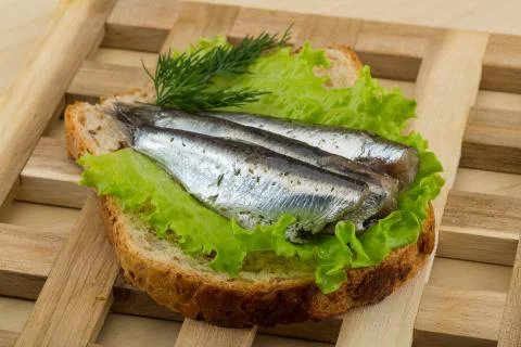 Anchovy tapas Stock Photos