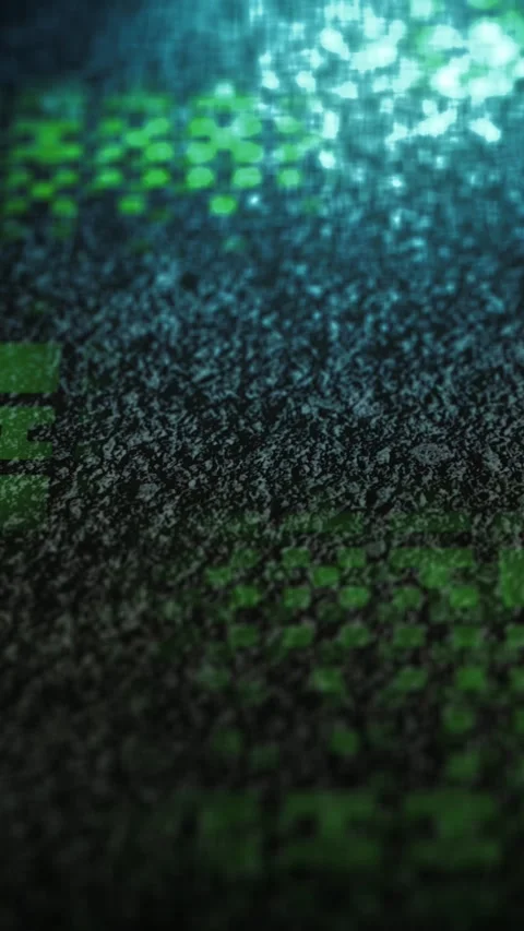 Ancient Alien Language Ruins over Rock - Conspiracy Concept - Vertical Stock Footage 327828898