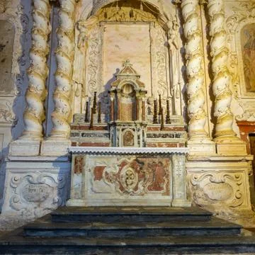 The Ancient altar Stock Photos