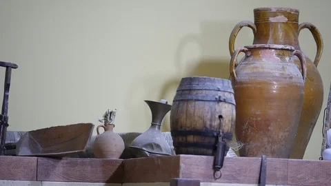 Ancient amphorae Stock Footage 71795225