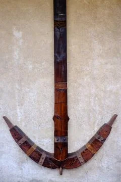 Ancient anchor Stock Photos