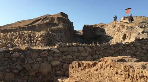 The Ancient and Biblical site of Jericho in Palestine Stock Footage 68328703