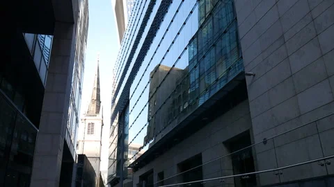 Ancient and modern buildings. Stock Footage 86200964