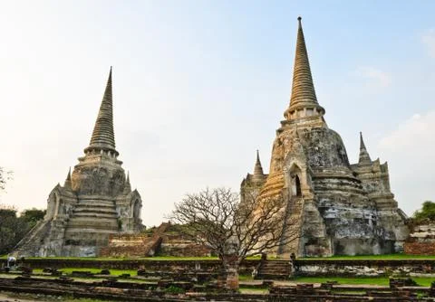 Ancient and ruins temple Stock Photos