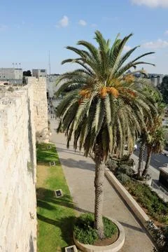 Ancient and young Jerusalem Stock Photos
