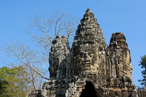 Ancient angkor Stock Photos