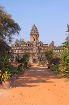 Ancient angkor Stock Photos