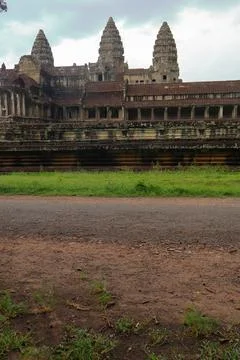 Ancient Angkor Wat Temple Complex in Siem Reap, Cambodia Stock Photos