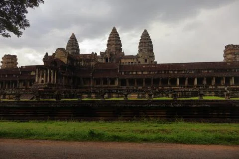 Ancient Angkor Wat Temple Complex in Siem Reap, Cambodia Stock Photos