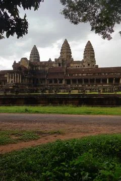 Ancient Angkor Wat Temple Complex in Siem Reap, Cambodia Stock Photos