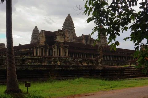 Ancient Angkor Wat Temple Complex in Siem Reap, Cambodia Stock Photos