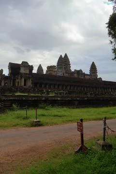 Ancient Angkor Wat Temple Complex in Siem Reap, Cambodia Stock Photos
