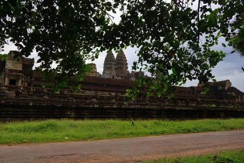 Ancient Angkor Wat Temple Complex in Siem Reap, Cambodia Stock Photos