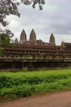 Ancient Angkor Wat Temple Complex in Siem Reap, Cambodia Stock Photos