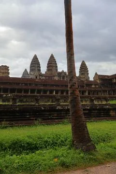 Ancient Angkor Wat Temple Complex in Siem Reap, Cambodia Stock Photos