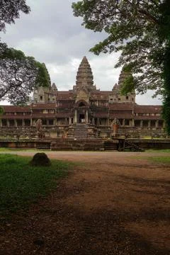 Ancient Angkor Wat Temple Complex in Siem Reap, Cambodia Stock Photos