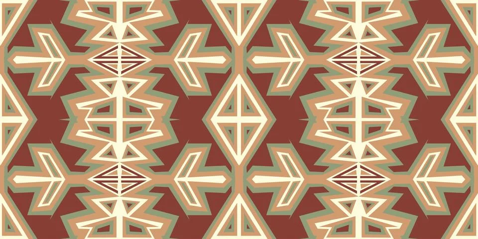 Ancient Angles Pattern Stock Illustration