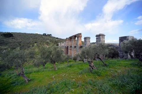 Ancient aquaduct Stock Photos
