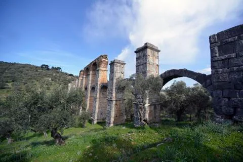 Ancient aquaduct Stock Photos