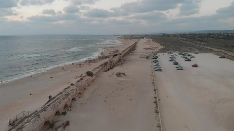 Ancient Aqueduct Stock Footage 114056916