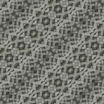 Ancient arabesque stone ornament pattern Stock Illustration