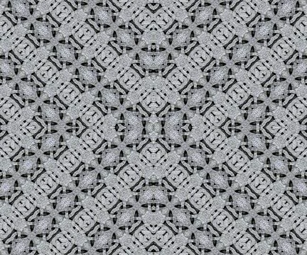 Ancient Arabesque Stone Ornament Pattern Illustrazione stock