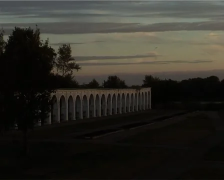 Ancient arcade Stock Footage 2815444